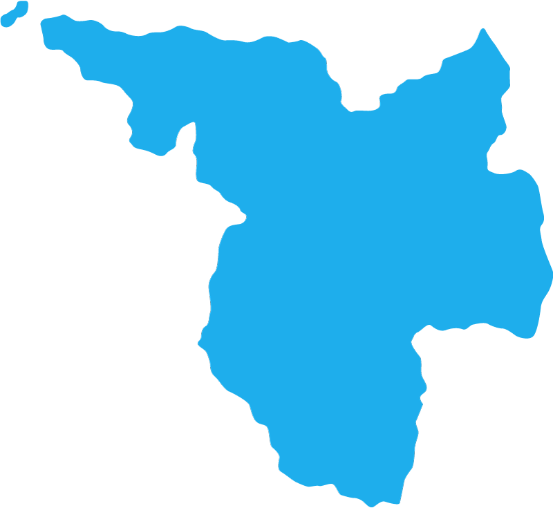 Map of the greater region